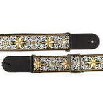 The Music Trunk Flower Swirl Floral Guitar Strap perfect gift for the aspiring musician