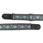 The Music Trunk Hippie Floral Floral Guitar Strap perfect gift for the aspiring musician