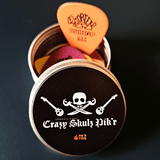 The Music Trunk picks Crazy Skulz Pik'r Pik'r Tins Pik'r Tins | Guitar Pick Tins | The Music Trunk perfect gift for the aspiring musician