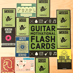 The Music Trunk Guitar Motivational Flash Cards perfect gift for the aspiring musician